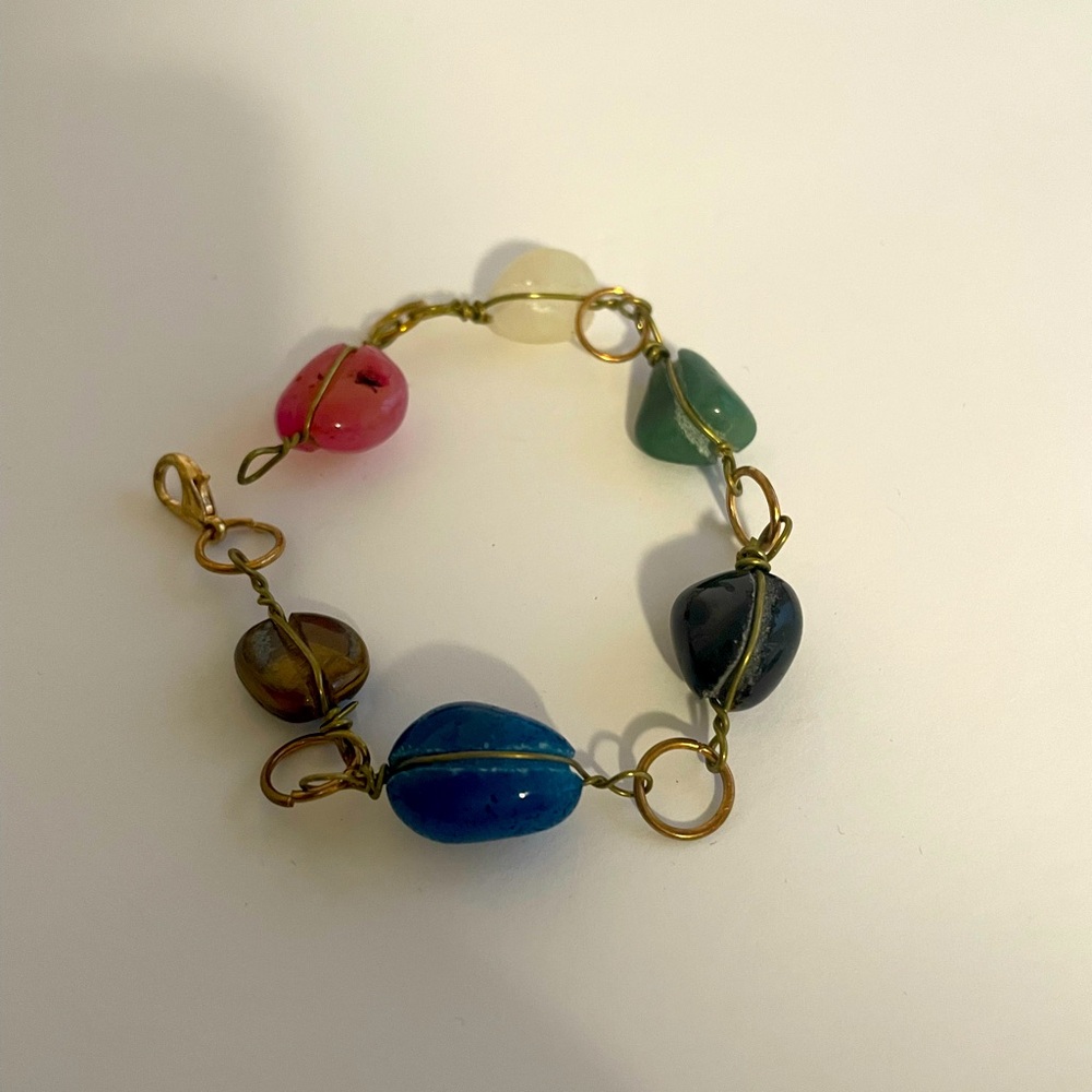 Quartz Multicolor Beaded Bracelet
